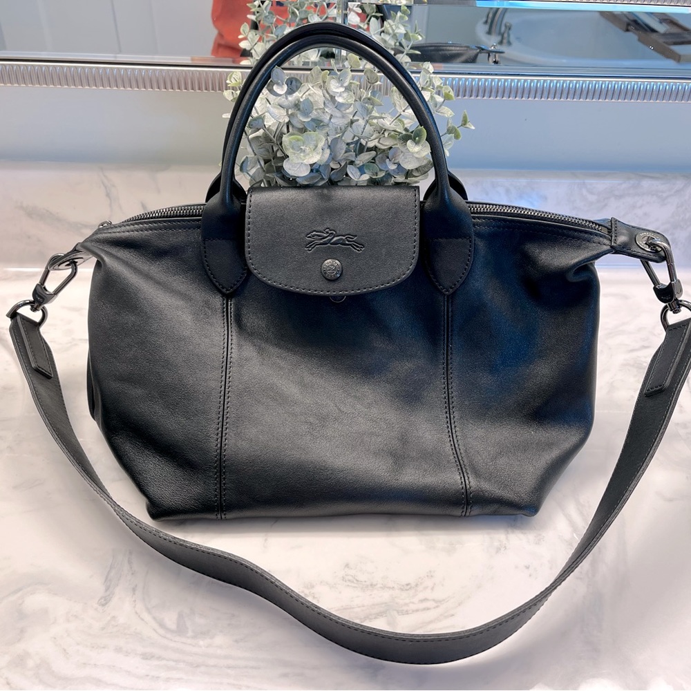 Longchamp Le Pliage Cuir bag